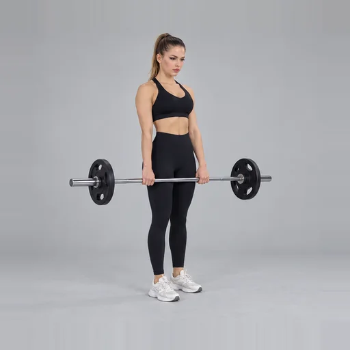Barbell ile Tek bacak Romanian deadlift · 1. kare
